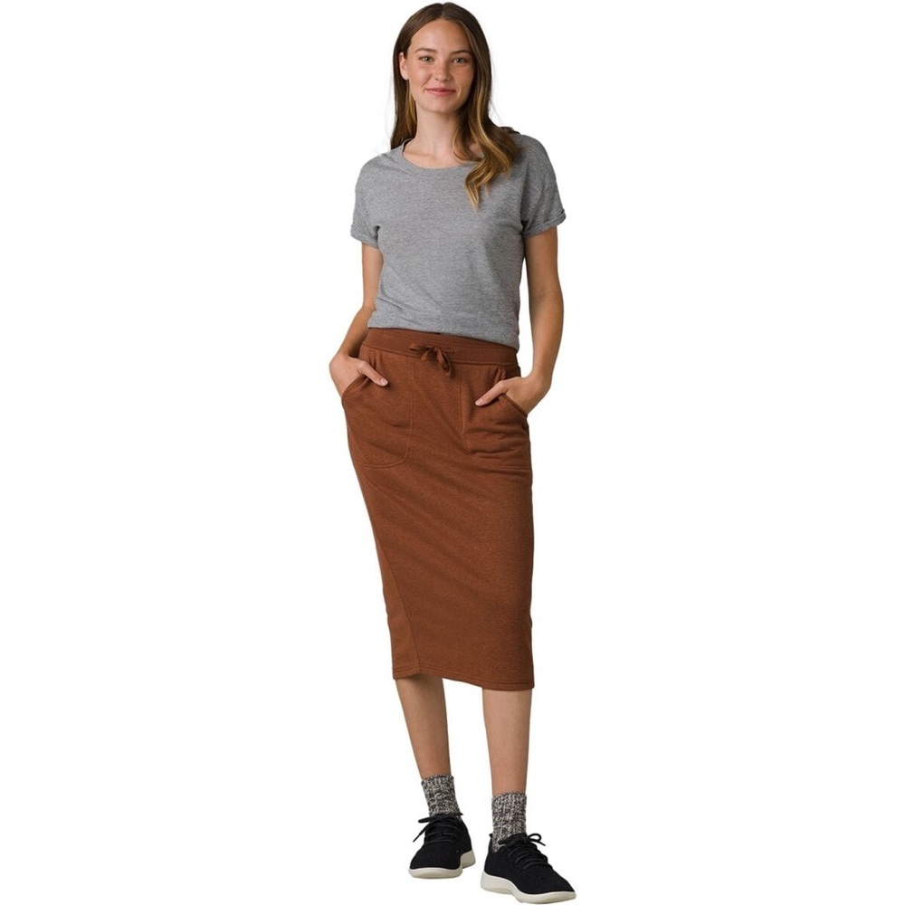 (A5) prAna Cozy Up Midi Skirt - Women's,‎ Color: Roux Heather Size XS, NWT